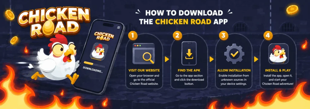 how to download the Chicken Road App